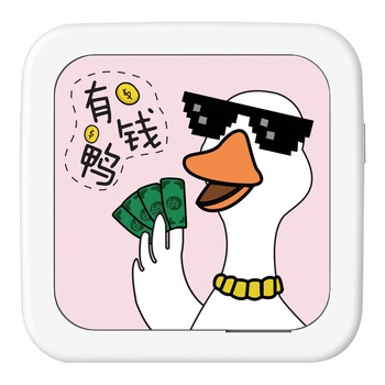 迷你打印机便携式打印机蓝牙家用错题整理热敏不干胶 有钱鸭(粉)组合