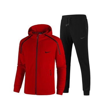 nike耐克9情侣运动套装新款春秋春季休闲运动衣服男卫衣连帽外套潮男