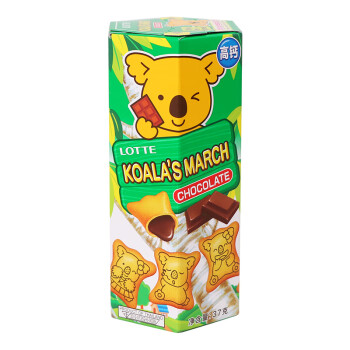 乐天(lotte)小熊饼干夹心熊仔饼 泰国进口儿童零食 巧克力味37g