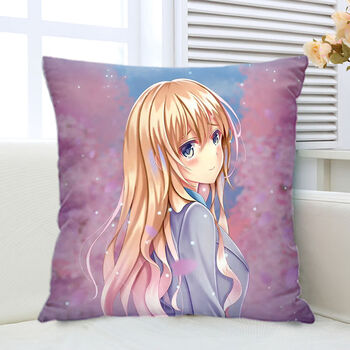 布荷四月是你的谎言周边抱枕双面宫园薰二次元动漫靠垫枕头学生日礼物