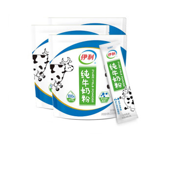 伊利纯牛奶粉100%生牛乳320g内蒙古经典纯奶粉 纯牛奶粉320g*3袋限量