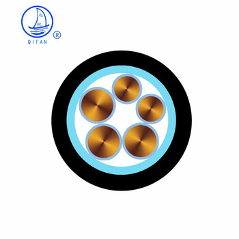 起帆(QIFAN)电线电缆 YJVR-0.6/1KV-3*120+2*70 软电缆 1米 黑色 100米起售 （生产周期：15-20天）