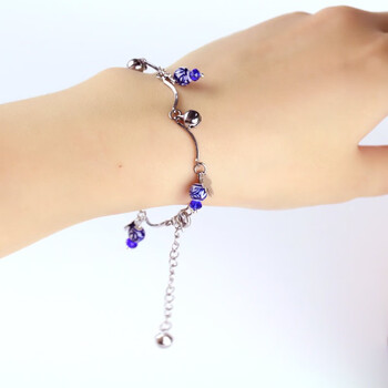 瓷铃铛手链国潮国风编绳手工陶瓷创意女生闺蜜手绳019青花铃铛手链