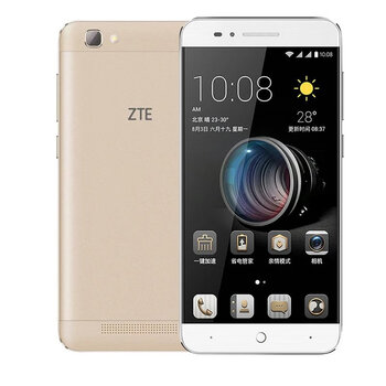 大字体老年机全触屏手写便宜半智能老人手机zte/中兴q505t 白色【电信
