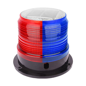 锦安行 jch-jsd04rb 太阳能警示灯  夜间红蓝警示闪光灯 磁铁吸车顶灯