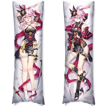 琪亚娜丽塔希儿符华动漫周边等身抱枕二次元全身靠枕头 八重樱【2】