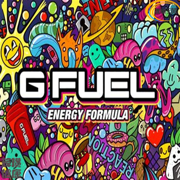 国现g fuel摇杯美国能量饮40份gfuel电竞饮料增耐力冲剂xqc 深红色