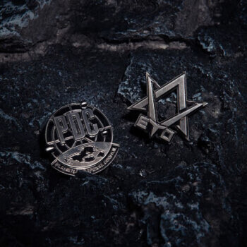 靓趣三体周边三体周边金属徽章eto地球三体组织个性胸针学院 两款一套