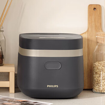 飞利浦philips18l迷你电饭煲隐藏式触控顶屏24小时智能迷你款18l深灰