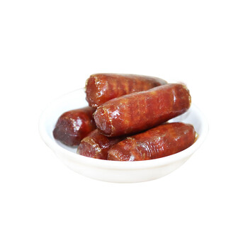 云舵即食小吃老山合香肠仔潮汕特产碳烤香肠烤肠零食 即食香肠158g(新