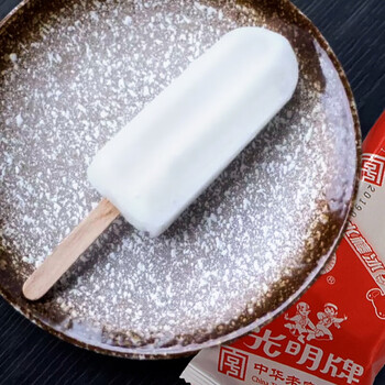 光明 中华经典盐水棒冰添加色素雪糕68g 盐水棒冰  100支