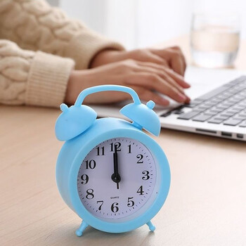 闹钟创意学生儿童彩色卡通闹铃闹表床头个性时钟客厅摆件 卡通闹钟
