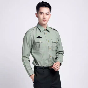 致情怀夏常短袖服饰套装陆衬衣夏季外衬衣松枝绿衬衣长袖07内衬衣 路