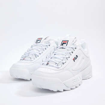 斐乐fila女鞋破坏者新款老爹鞋厚底增高时尚休闲小白鞋潮集货白色36