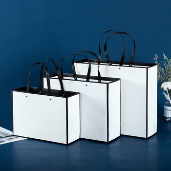 辉客映上铆钉手提袋定制纸袋定做礼品袋服装袋子购物袋礼物袋化妆品