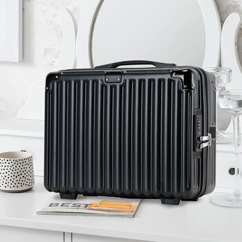 建功化妆箱手提箱1416便携小行李箱子迷你可爱旅行箱女化妆品收纳包