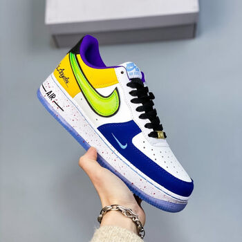 纯原af1空军一号鸳鸯配色低帮鞋休闲运动板鞋学生情侣鞋男女鞋白色36