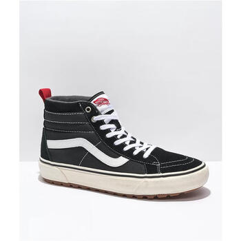 范斯(vans)sk8-hi 厚底防滑 经典高帮帆布鞋女款休闲板鞋 black 10 1