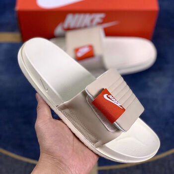 nike月子鞋offcourtadjust一字拖夏洗澡动女同款拖鞋dq白色36