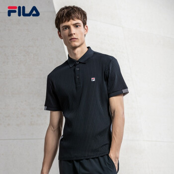 fila 斐樂官方retio golf系列男短t恤2019春季polo衫男裝短袖衫 傳奇