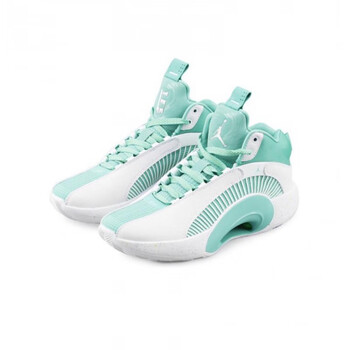 aj35郭艾伦气垫缓震实战运动篮球鞋 gs薄荷绿dj3009-100国内版 尺码偏