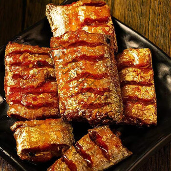上海舟山特产糖醋熏鱼熏带鱼熟食即食香酥鱼干凉菜下酒菜马鲛鱼熏带鱼