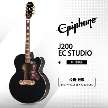 epiphoneҥľJ-200EC Studio BK ҫҹڵѧշ