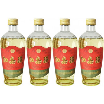 山西红高粱酒450ml3瓶山西红高粱酒陈年老酒整箱库存53度清香型白酒纯