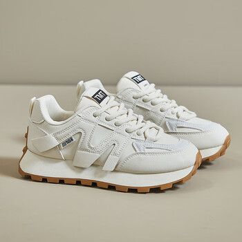 fengpilang卡迪高女鞋官方风格ins韩版新款阿甘鞋女2023秋季学生运动