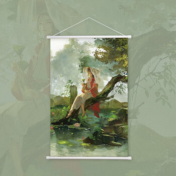 一梦江湖挂画网易游戏印象周边陆轻眉