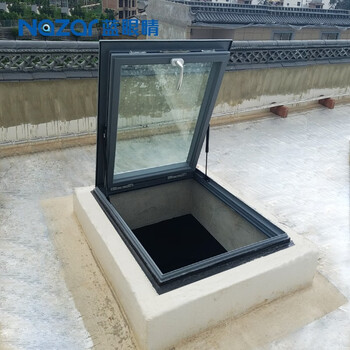 nazar蓝眼睛 天窗定制铝合金平屋顶阁楼手动天窗屋顶地下室检修进出口