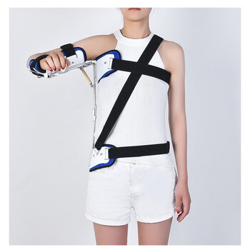 可调式肩外展固定支具a肩袖损伤支撑架a肱骨术后康复训练护具 普通款