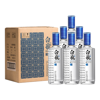 泸州老窖白瓶酒52度浓香型白酒送礼聚会礼盒装500ml6瓶