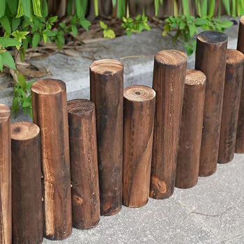 裕展萧毅diy防腐木栅栏花园围栏户外庭院篱笆室内护栏阳台木桩幼儿园