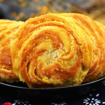 元族山西特产风味糖油旋饼手撕油旋焙子油丝饼营早餐食品小时候味道