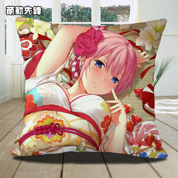 千奇梦 五等分的花嫁抱枕 新娘方形靠枕小抱枕动漫周边中野三玖四叶来
