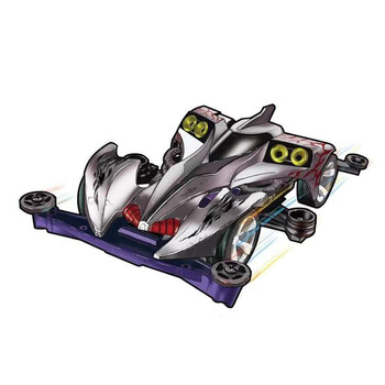 兄弟tz-x巨无霸蜘蛛王男孩组拼装赛车模型四驱车玩具 【s2】魔鬼司令