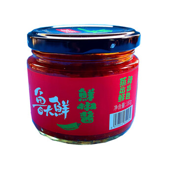 蒜蓉酱下饭酱拌面酱佐餐调味酱礼盒装 鲁大鲜蒜蓉酱180克/瓶