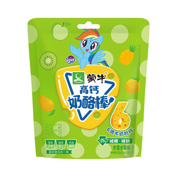 蒙牛棒棒奶酪棒常温营养芝士美味儿童零食高钙牛奶即食 很多水果【90g