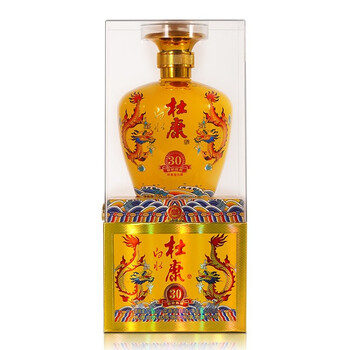 白水杜康白水杜康52度浓香型白酒窖龄陈藏30酒500ml礼盒装一坛礼盒装