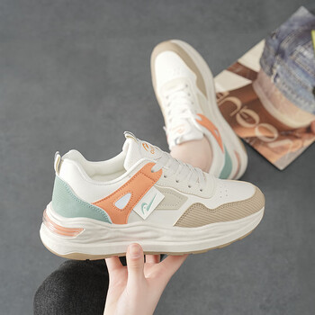 quelerk李宁寕官方女鞋高中初中学生运动鞋休闲女款波鞋女女孩子小白