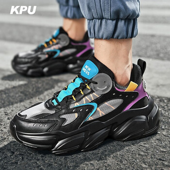 kpu四季老爹鞋男女同款运动鞋男女百搭厚底增高鞋时尚情侣款休闲鞋