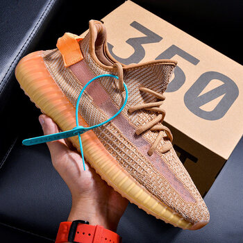 椰子鞋秋季350男鞋2022年新款潮透气运动休闲鞋子yezi l-兵马俑(真爆)