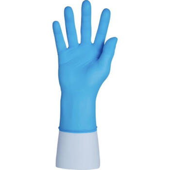 安思尔（Ansell）10-134（舒适型） 一次性丁腈手套 丁腈橡胶卫生防护手套 蓝色 1盒（100只） 蓝色 S 2 