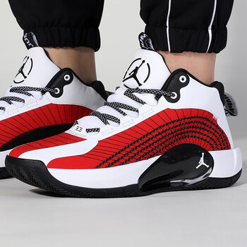 air jordan 2021 pf  aj 实战运动篮球鞋 cq4229-102 白黑红 40