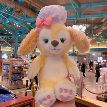 可琦安奶油小狗毛绒玩具厨师狗玩偶公仔曲奇狗 s号可琦安公仔 迪士尼m