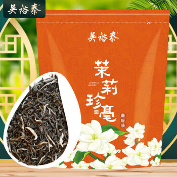 吴裕泰茉莉花茶叶浓香型珍毫量贩半斤装250g250g