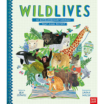 【中图进口英文原版】wildLives: 50 extraordinary animals that
