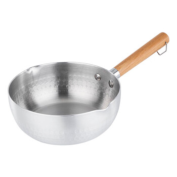 加厚雪平锅煮面铝锅日式铝制汁锅汤粉煮锅出口型铝锅复底雪平锅18cm