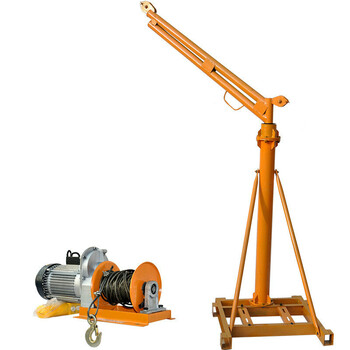 定做室外装修小型吊运机电机家用提升机建筑吊机吊沙机 220v500公斤60